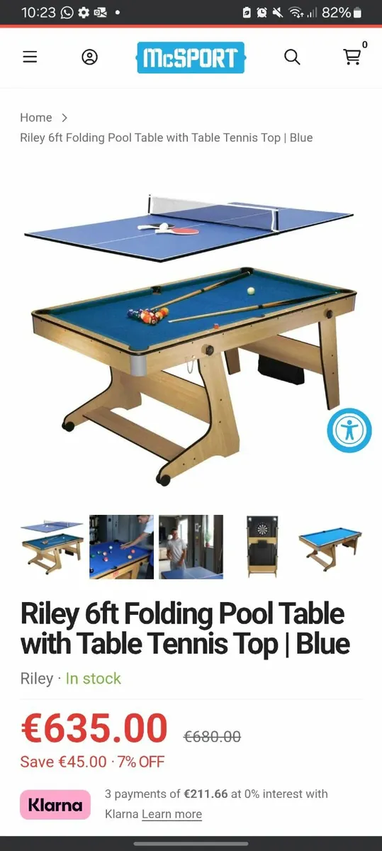 Pool table - Image 1