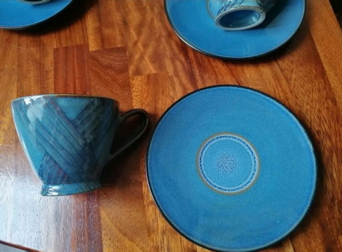 Coffee/Tea Cups and Saucers - Image 2