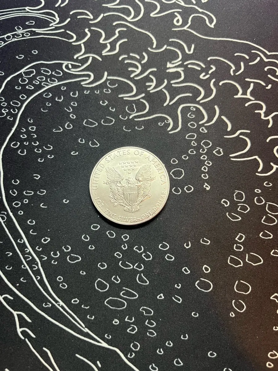 Silver eagle 0.999 fine silver - Image 1