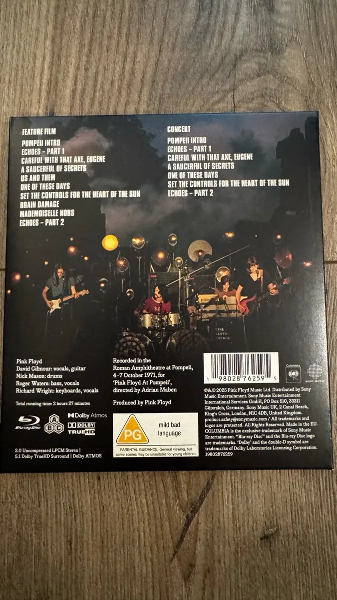 Pink Floyd - Live at Pompeii MCMLXXII Blu-ray - Image 3