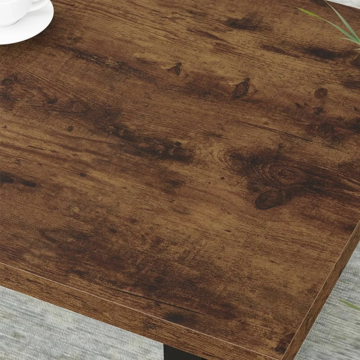 Coffee Table Industrial Wood and Metal Center - Image 4