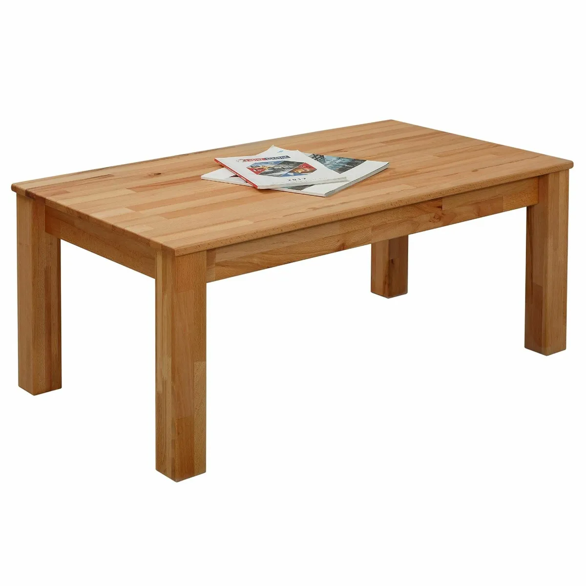 Bonn Solid Wood Coffee Table - FSC Certified Side - Image 3