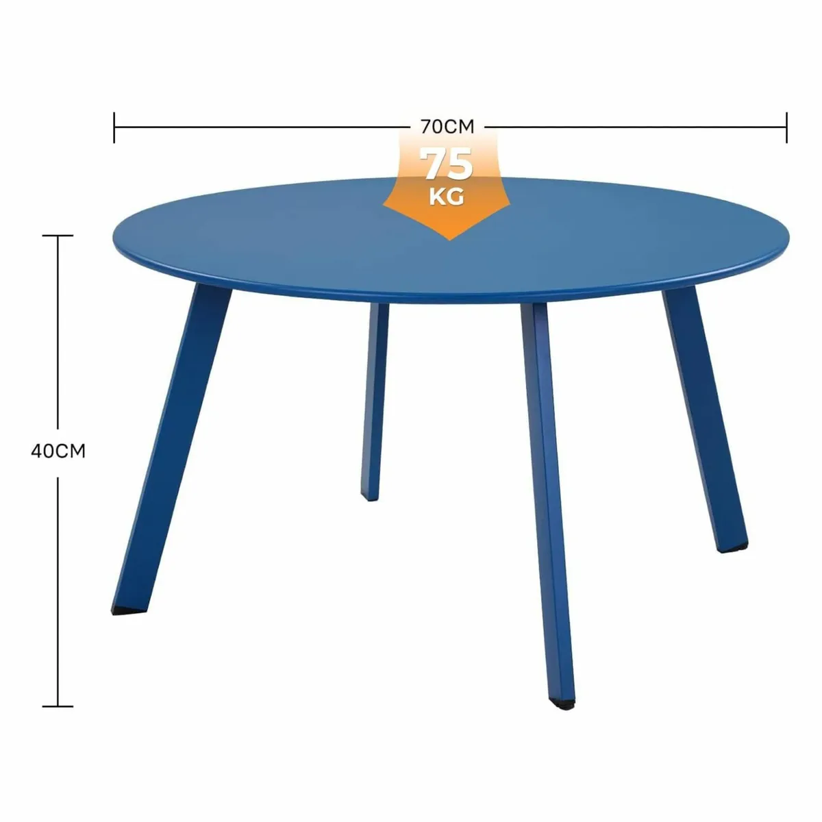 Coffee Table Side Round End for Outdoor 70CM X 70 - Image 3