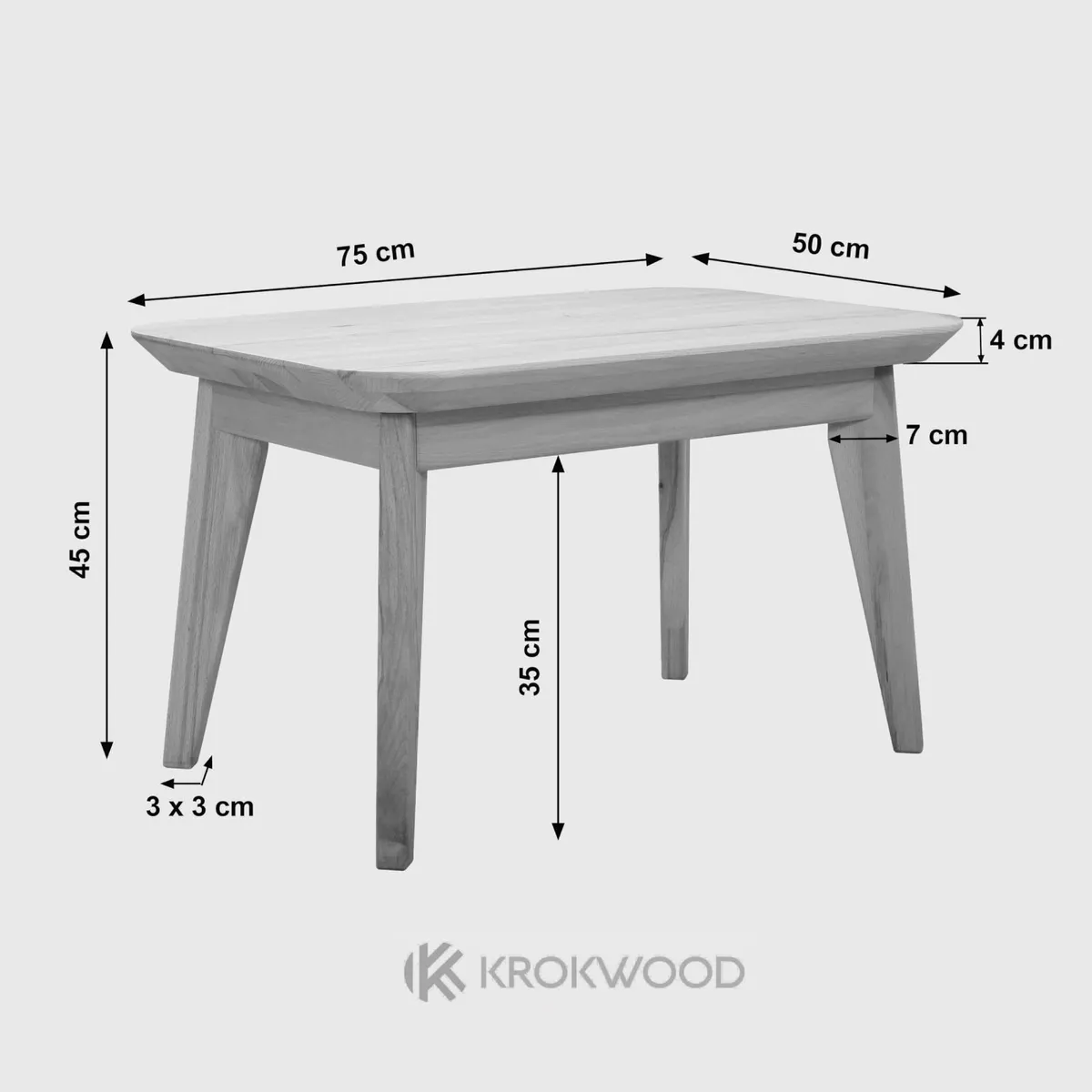 Paris Coffee Table - FSC Certified Solid Wood for - Image 2