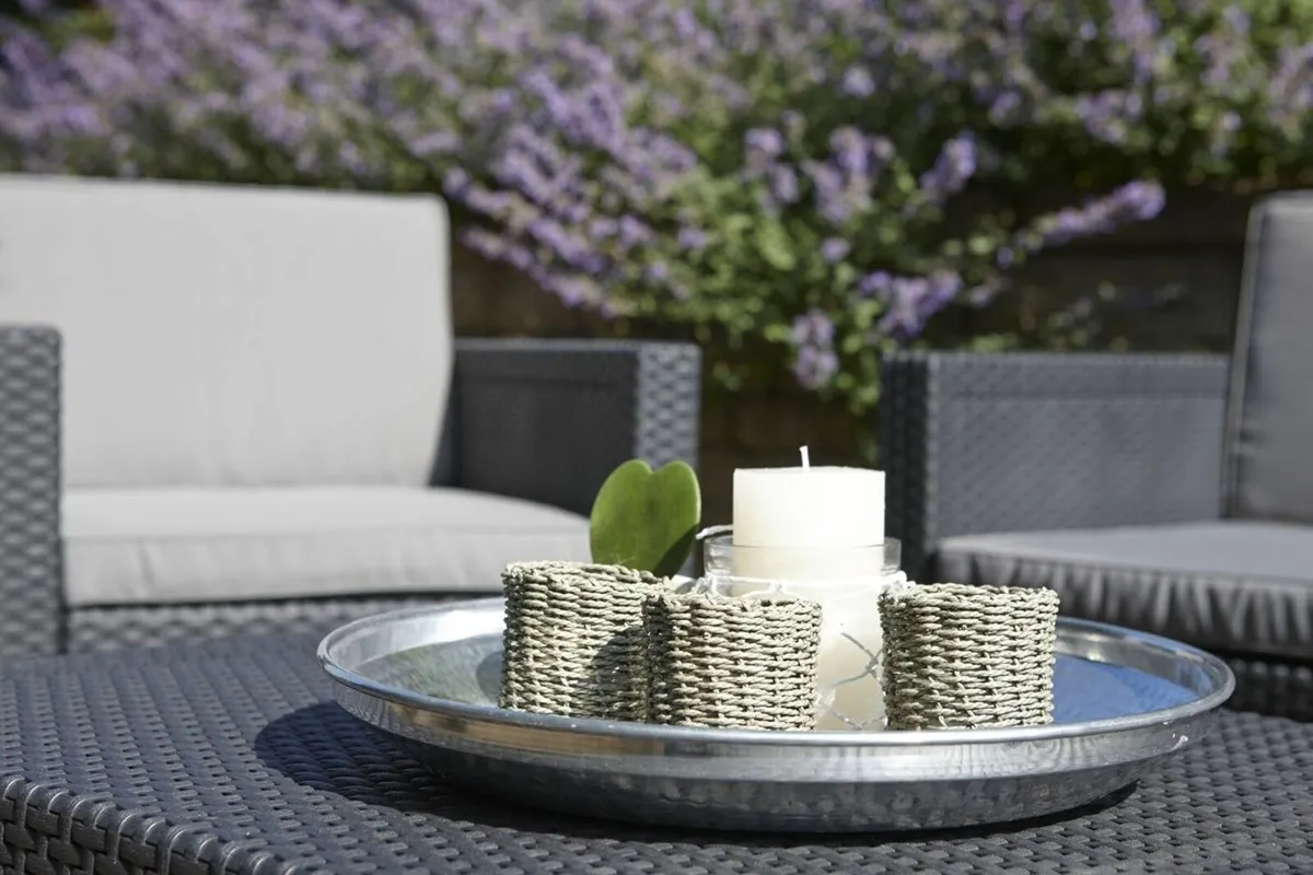 Allibert Arica rattan effect Coffee Table with - Image 2