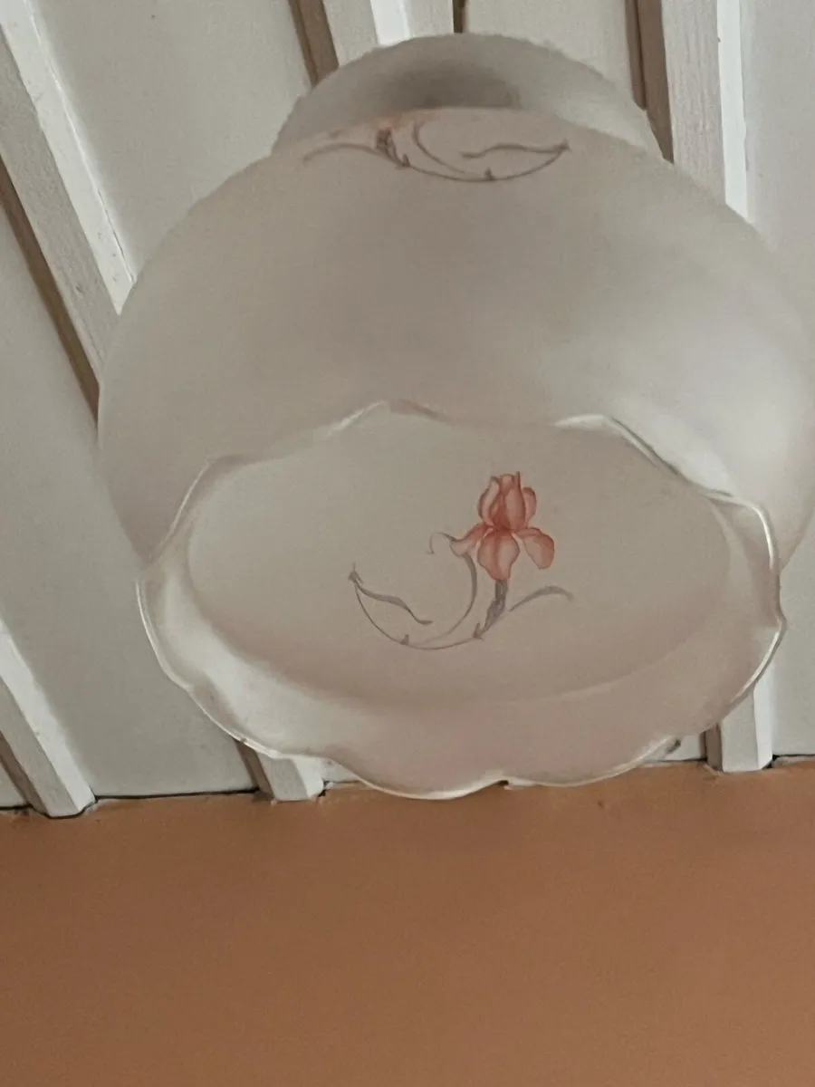 Glass lampshade