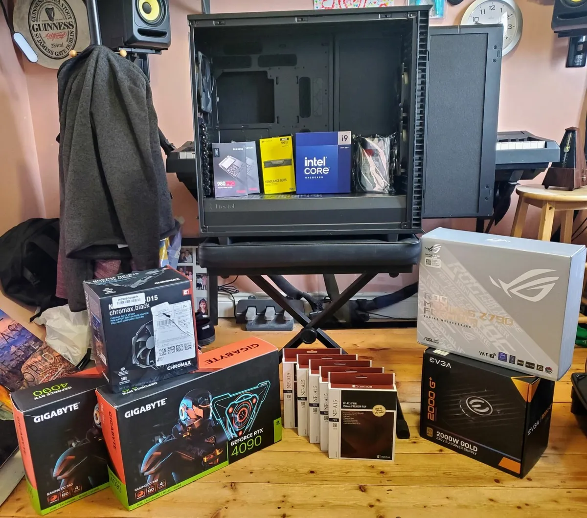 Dual RTX 4090 Compute / AI Workstation - Image 3