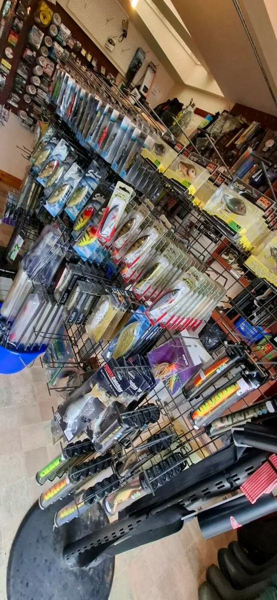 Complete contents of fishing tackle shop - Image 1