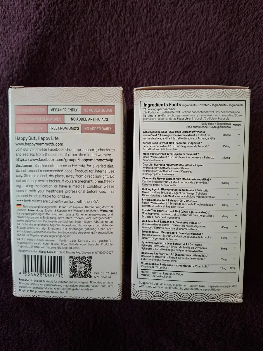 Hormone Harmony. Happy Mammoth Health Supplement. - Image 3