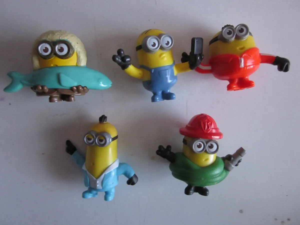 McDonalds Five Happy Meal Toys Minions 2019 - Image 4