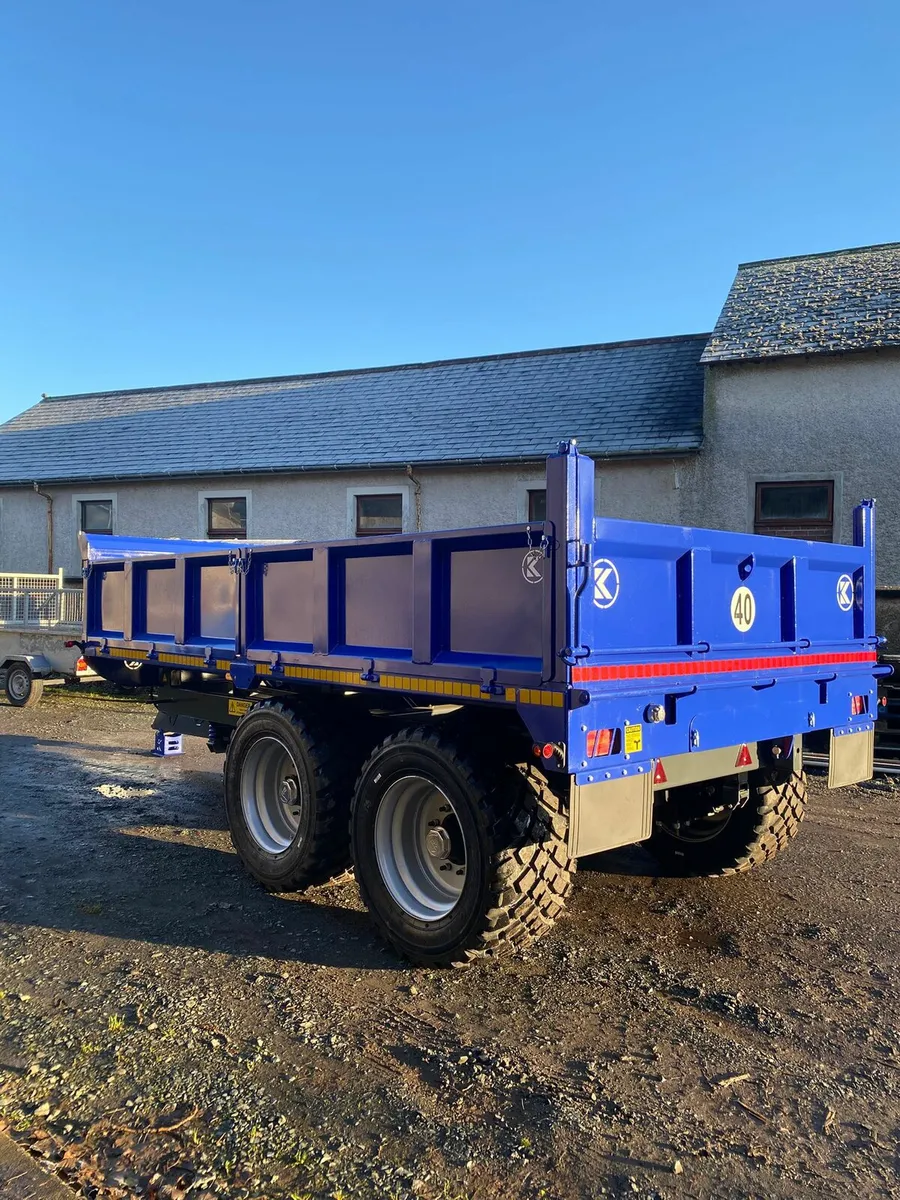 New 12T 15x8 dropside tipping trailer - Image 4