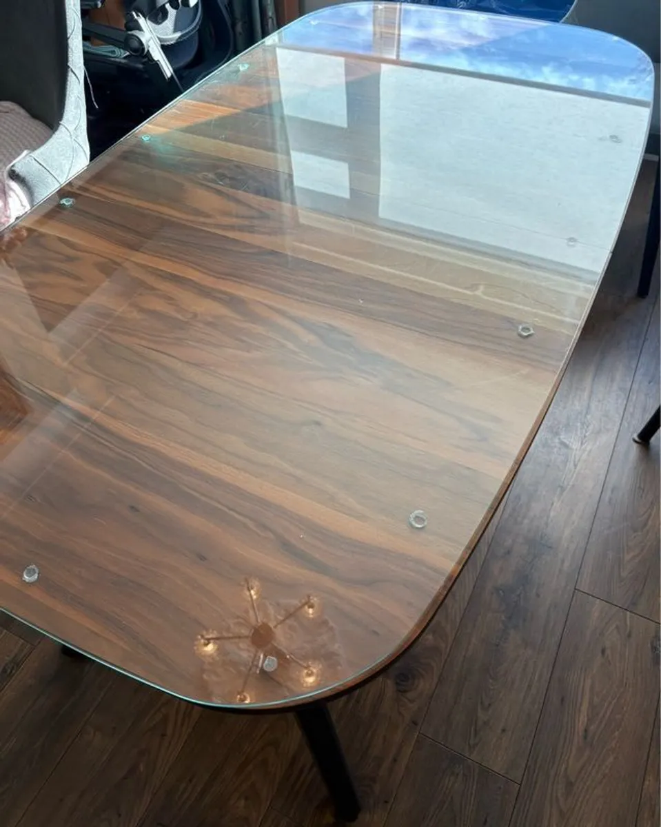 Contemporary Dining Table & 6 Chairs - Image 4