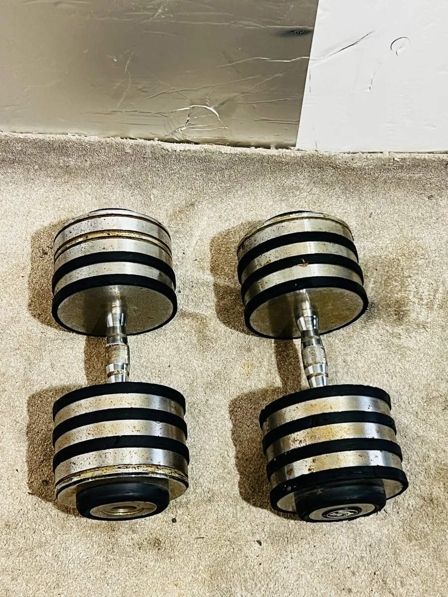 2 X 50 KG dumbbells - Image 1