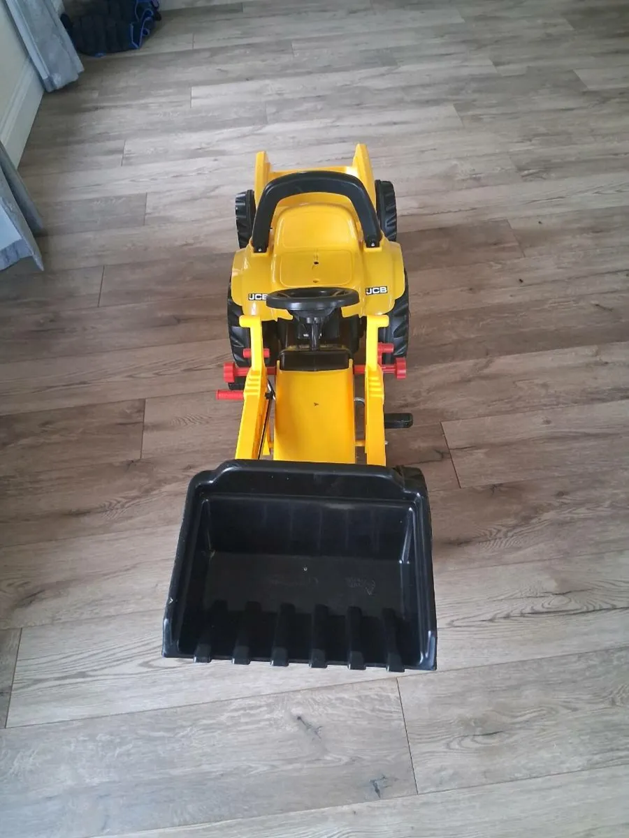 Kids rolly JCB tractor loader and trailer - Image 2