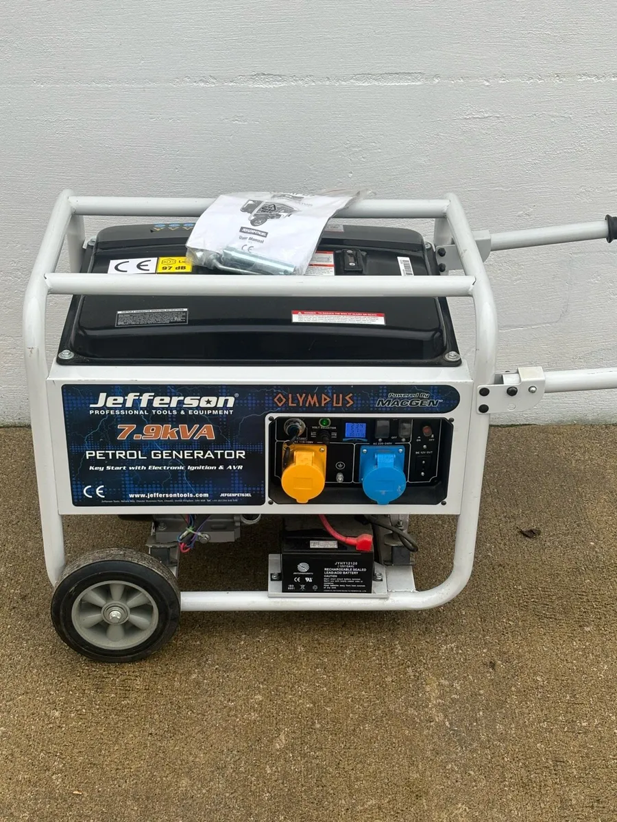 Jefferson Petrol Generator 7.9kVA - Image 1