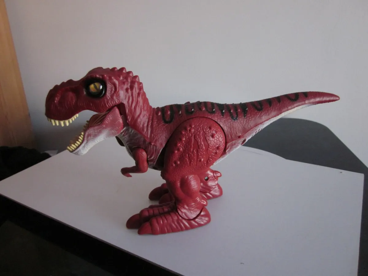 Zuru Robot Alive Dino War T-Rex Red Walks Roars - Image 1