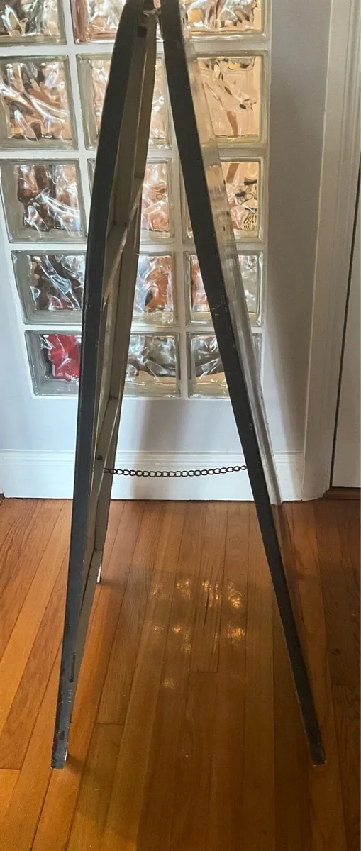 Vintage Metal Double Sided Guinness Pavement Sign - Image 3