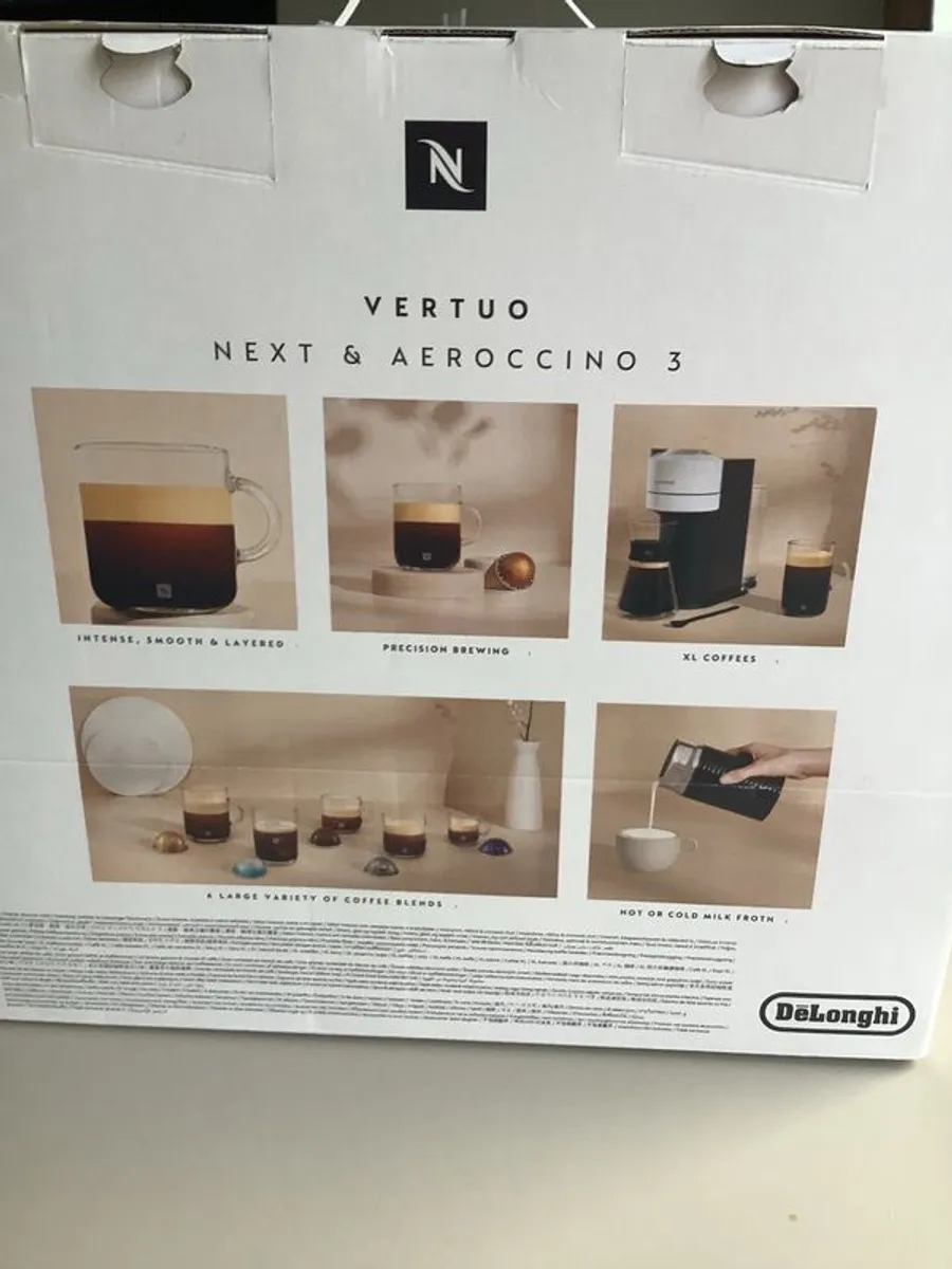 PRICE DROP DeLonghi Vertuo Next with Aerocinno 3 - Image 3