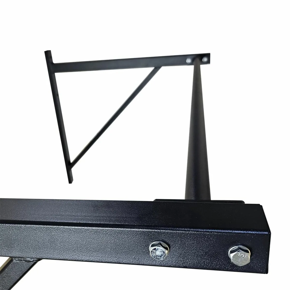 Wall Mounted Straight Pull Up Bar - Weights Gym - Image 3