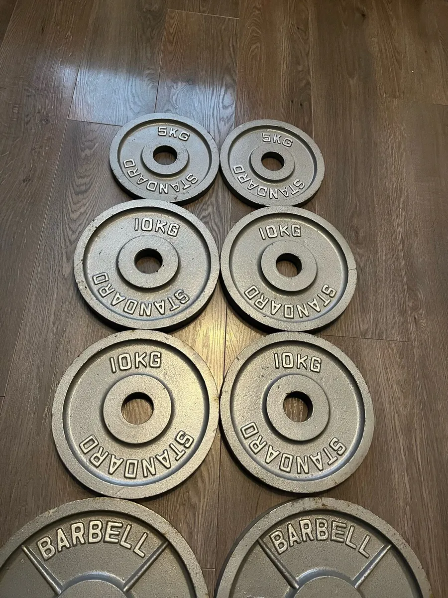 Standard American Barbbell Olympic weight plates - Image 3