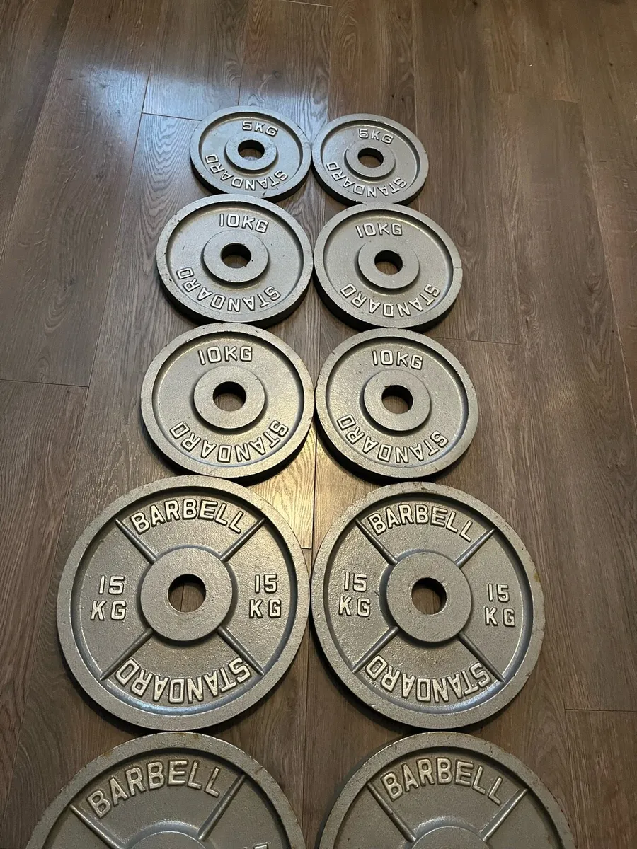 Standard American Barbbell Olympic weight plates - Image 4
