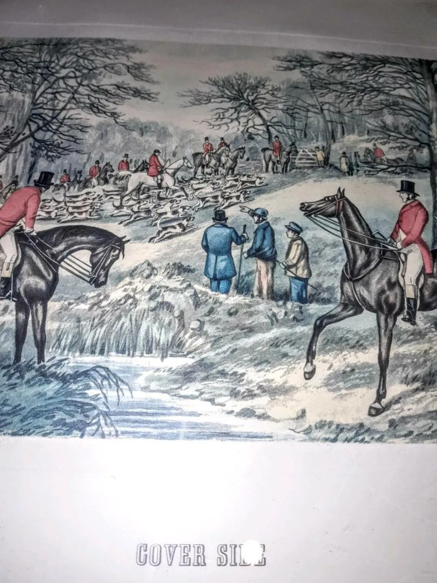 Pair of hunting pictures - Image 2