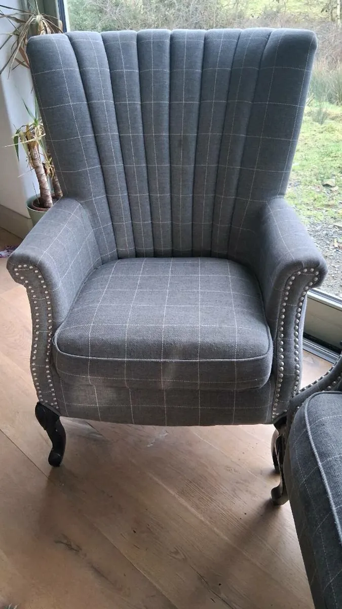 Queen Ann/wing back chairs - Image 2
