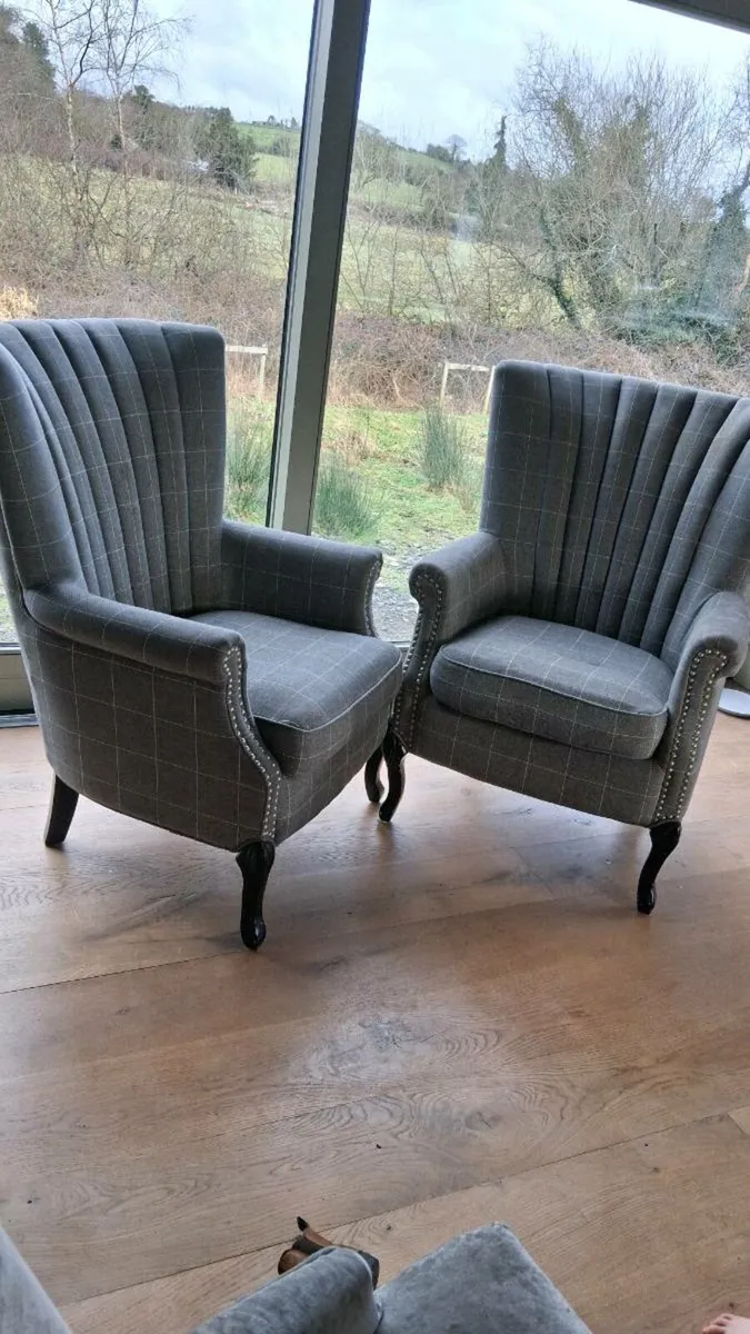 Queen Ann/wing back chairs - Image 1