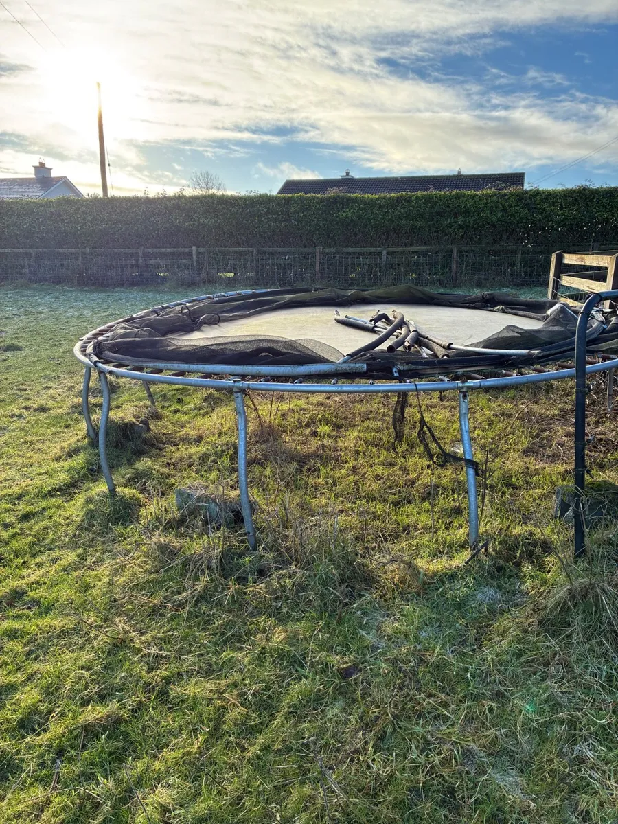 Trampoline , swing & slide set - Image 2