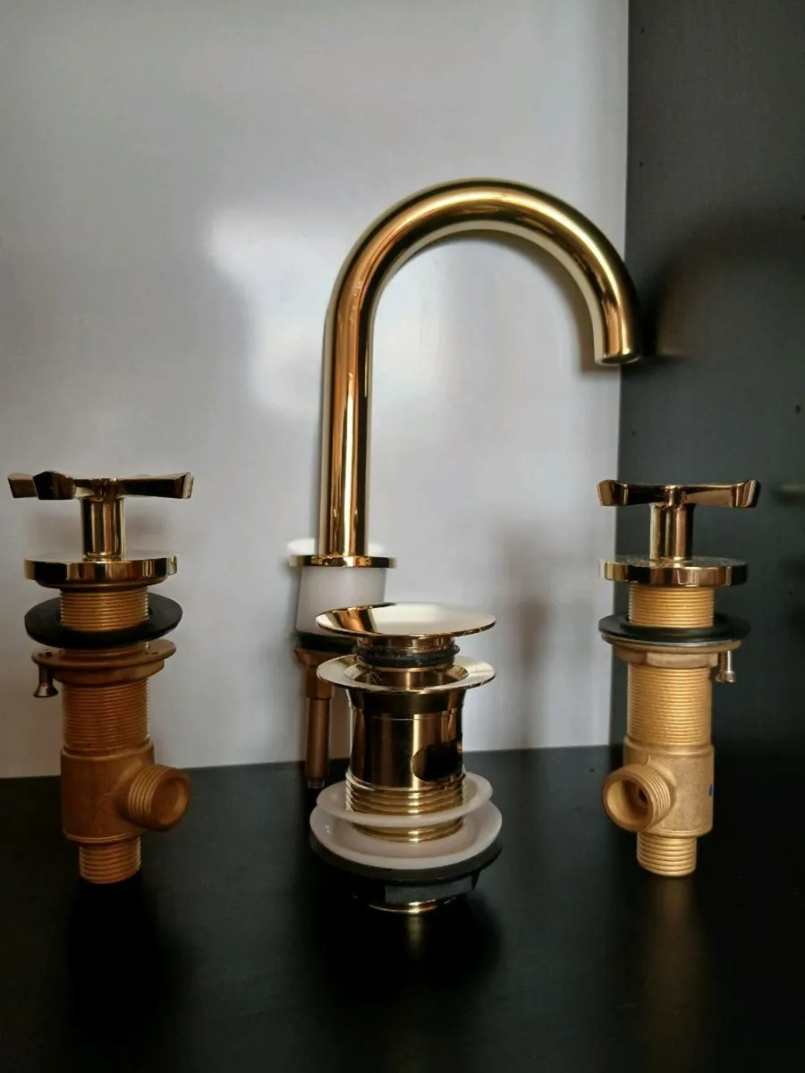 3 Hole Deck Basin Mixer - Image 3