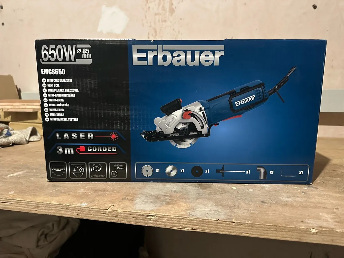 Erbauer Electric Mini Circular saw - Image 1