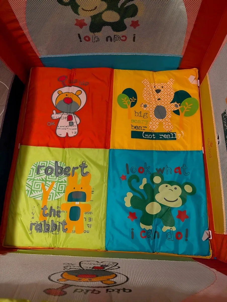 Babylo Foldable Toddler Playpen perfect condition! - Image 2