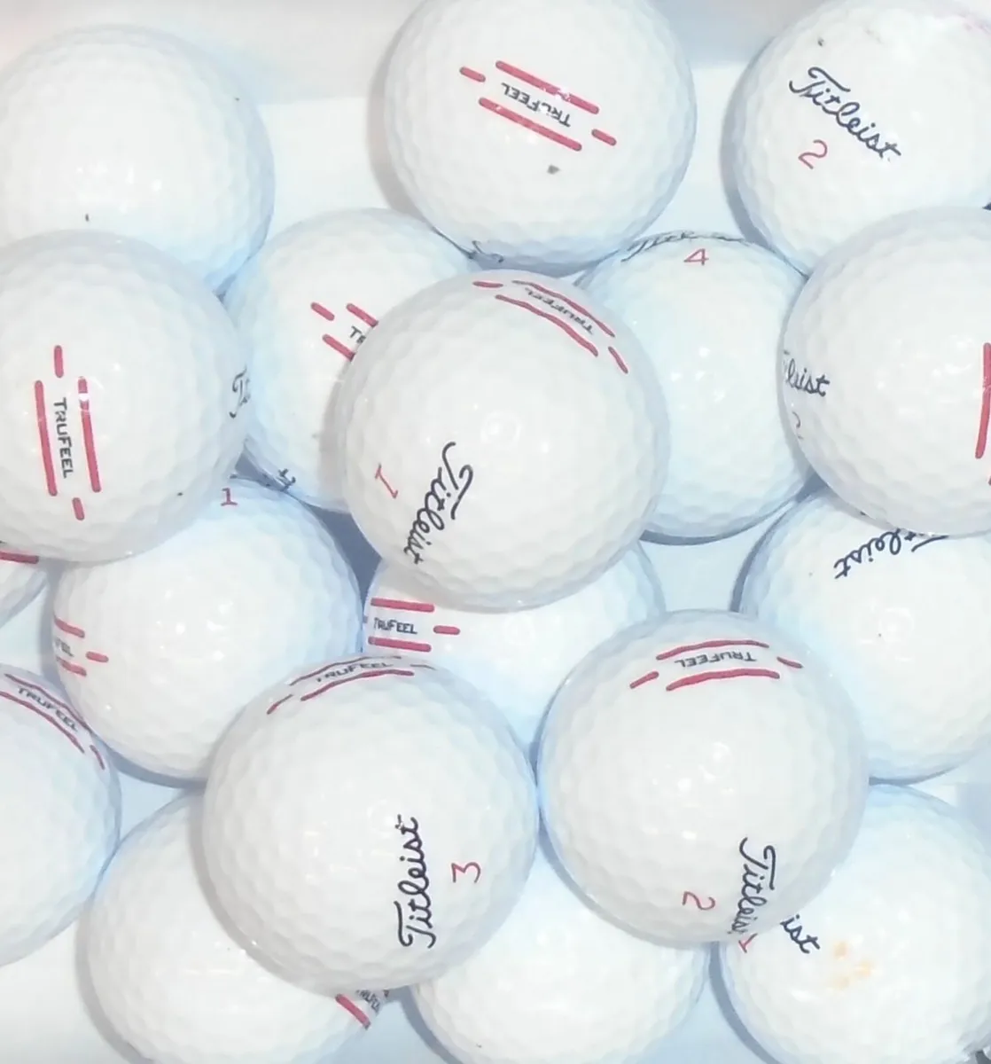 Titleist Tru Feel Lake Golf Balls - 50 Balls