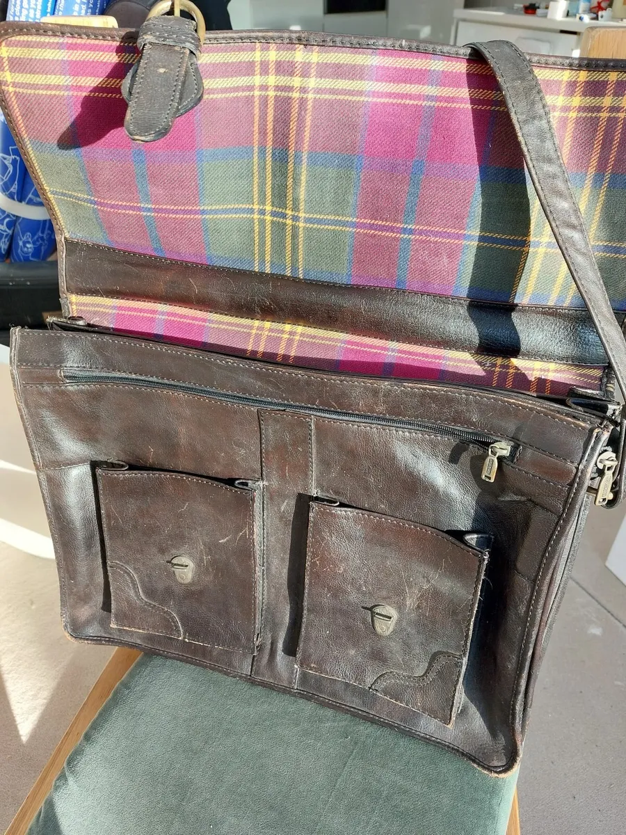 Leather satchel - Image 2