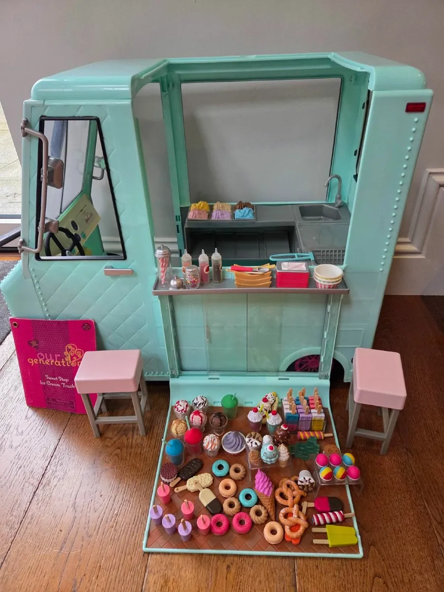 Our Generation Sweet Stop Ice Cream Truck - Image 1