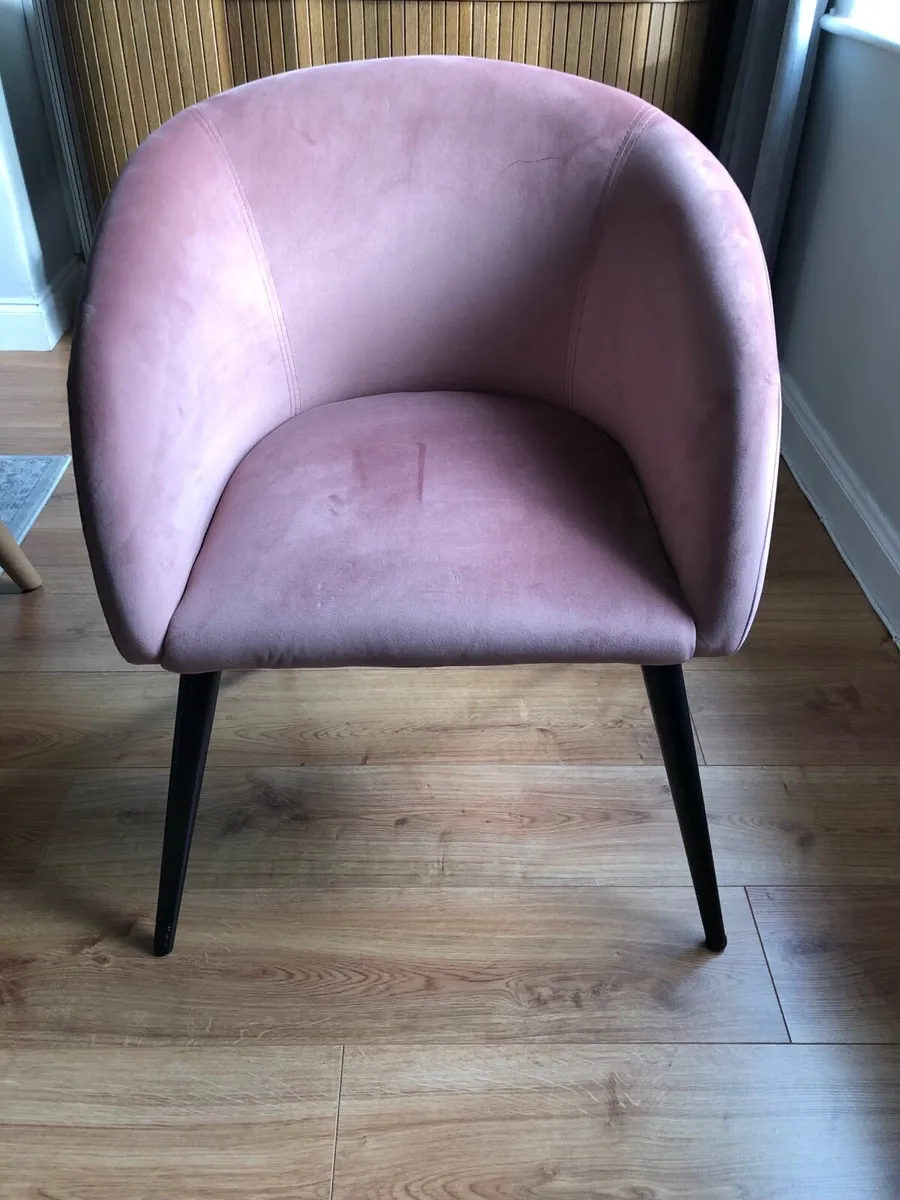 Pink home office chair - Image 1