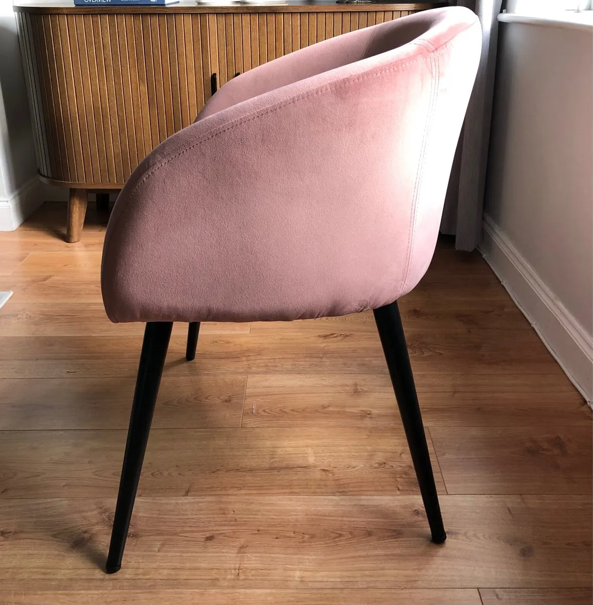 Pink home office chair - Image 3