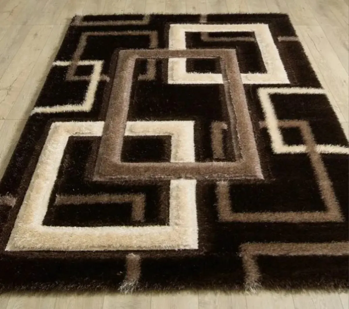 Mercury Rug – Brown Beige X Large – 200cm x 290cm - Image 1