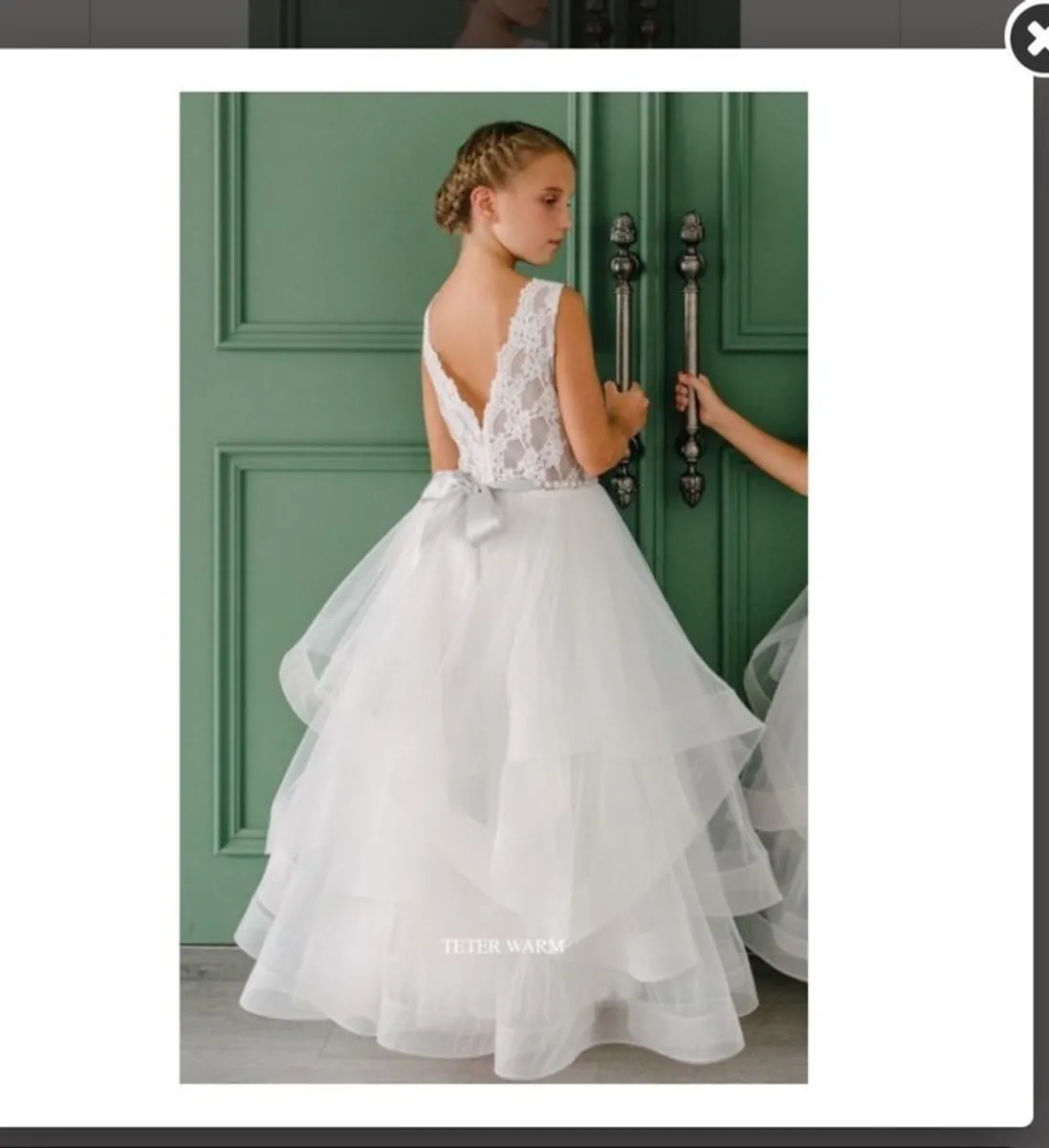 Communion dress Teter Warm Brand New With Tags RRP 535.00 - Image 1
