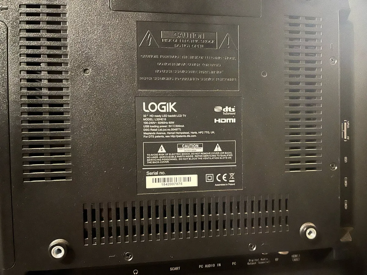 32 inch - LOGIK 32inch HD ready TV - Image 4