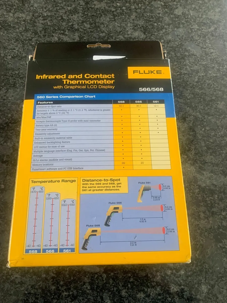 Fluke Infrared Digital Thermometer - Image 3