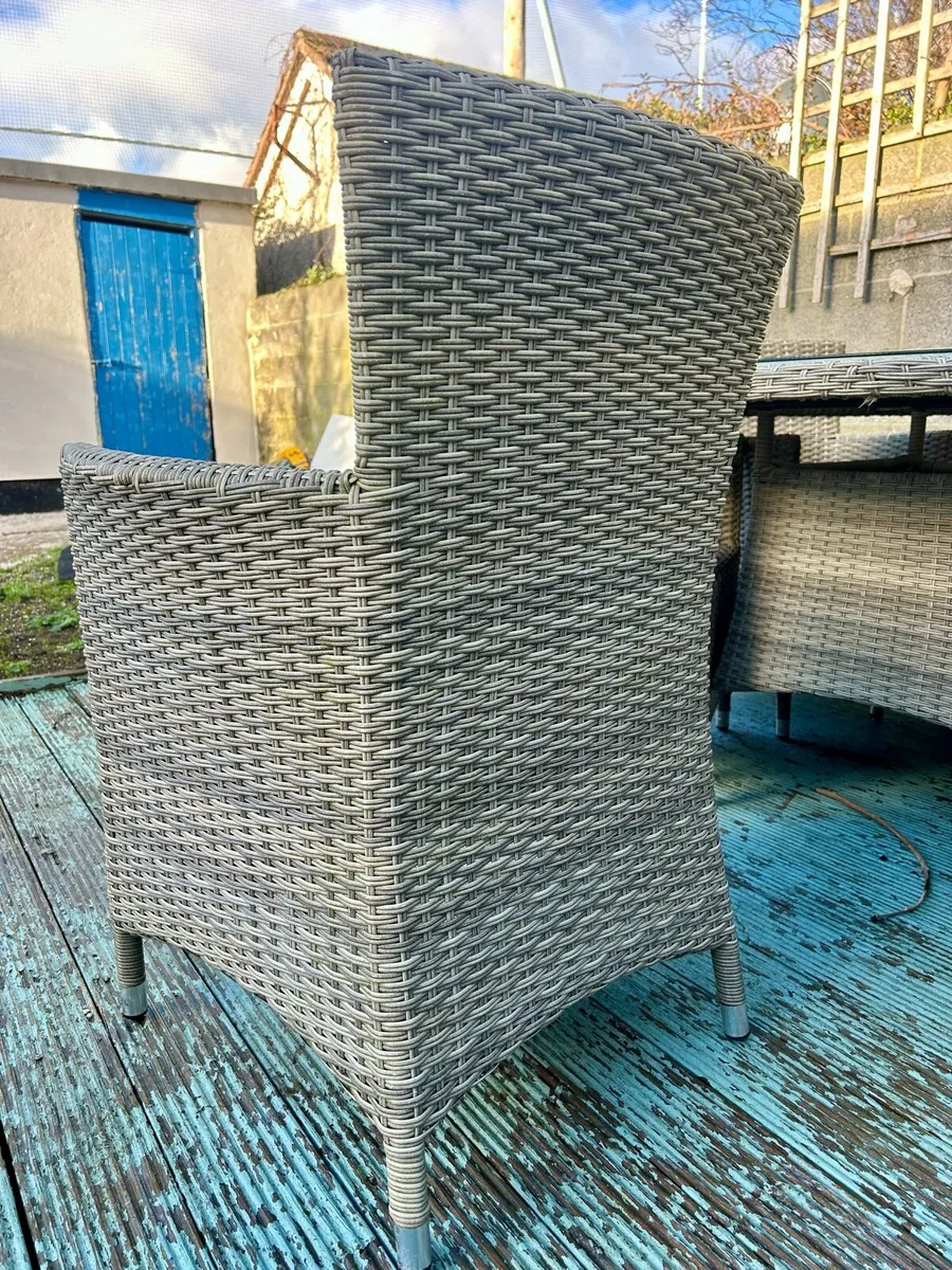 Rattan Garden Furniture Set 7 Piece - Image 3