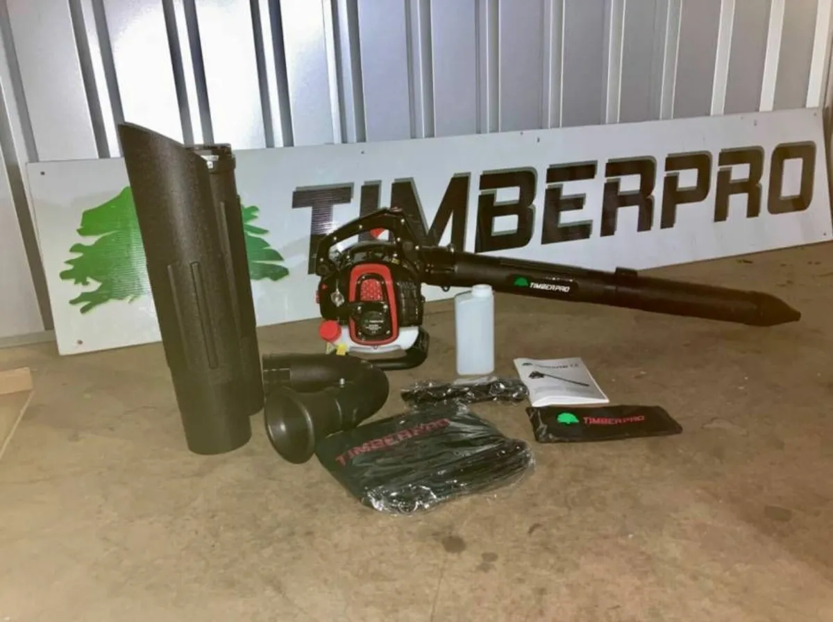 timberpro 2 in 1 blower vac shredder, free deliver - Image 2