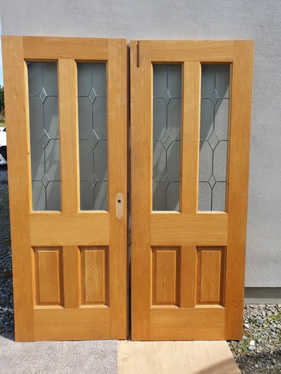 Double glazed oak doors - Image 2