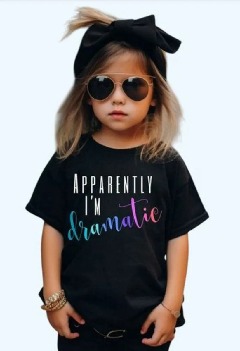 Harrods 'Apparently I'm Dramatic' T Shirt - Image 4