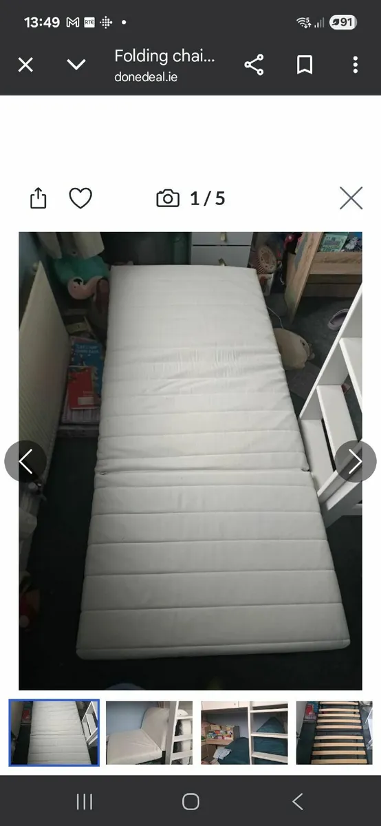 Chair bed IKEA LYCKSELE LÖVÅS - Image 3