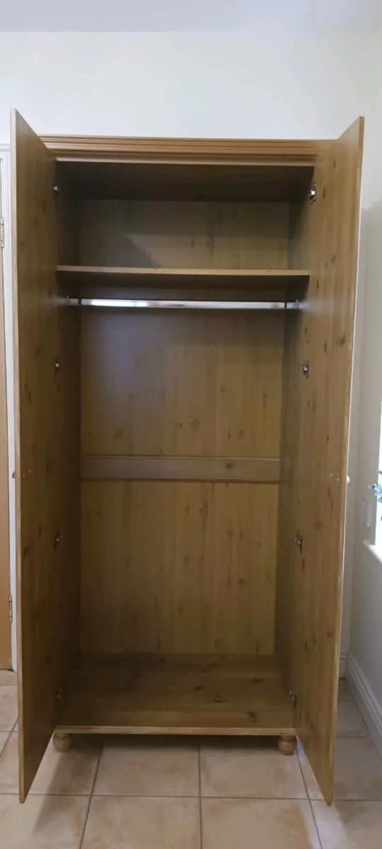 Wardrobe and bedside locker - Image 2