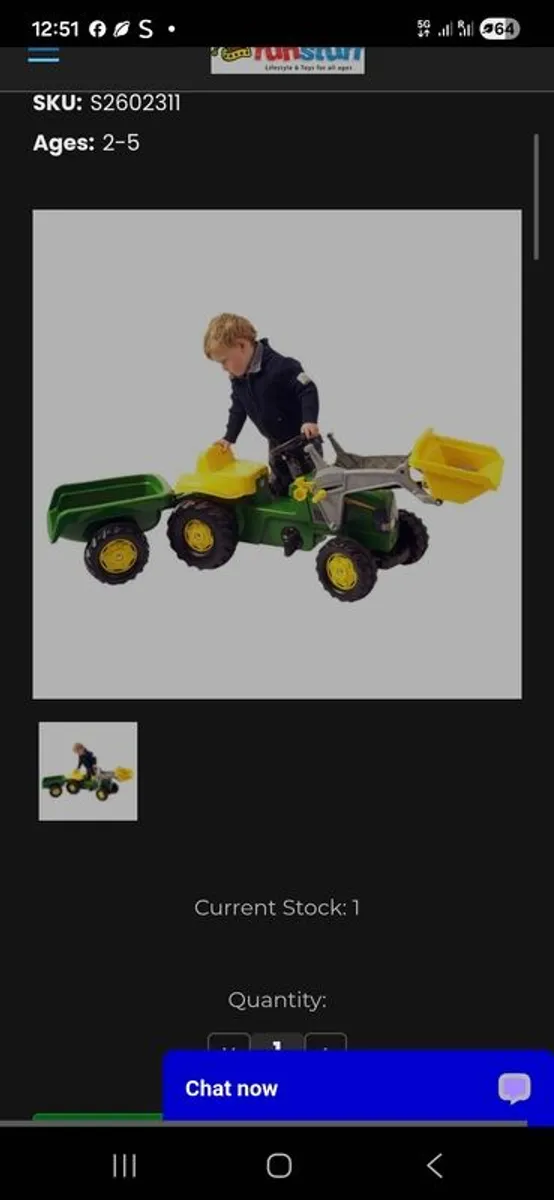 Peddle tractor