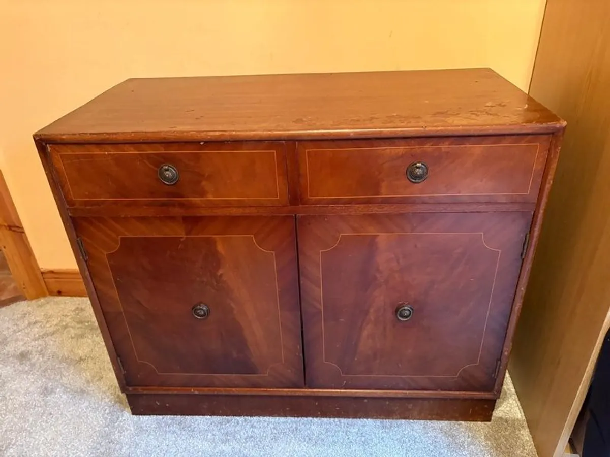 Pre Mid- Century Rosewood Sideboard - Image 4