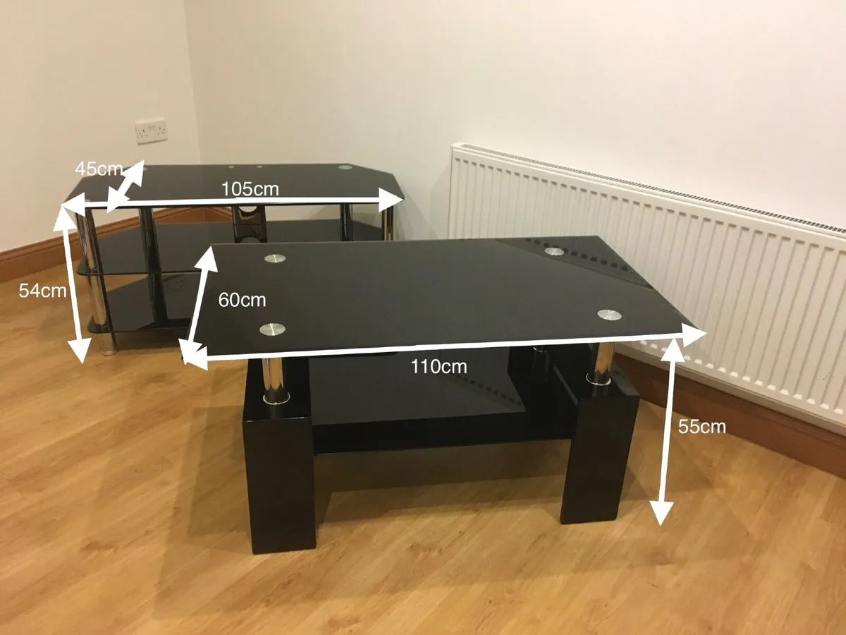 Coffee table ,TV stand and bar cart - Image 3